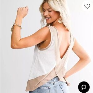 BKE Open Back Tank Top, Size XL, NWOT